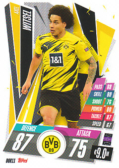 Axel Witsel Borussia Dortmund 2020/21 Topps Match Attax CL #DOR11